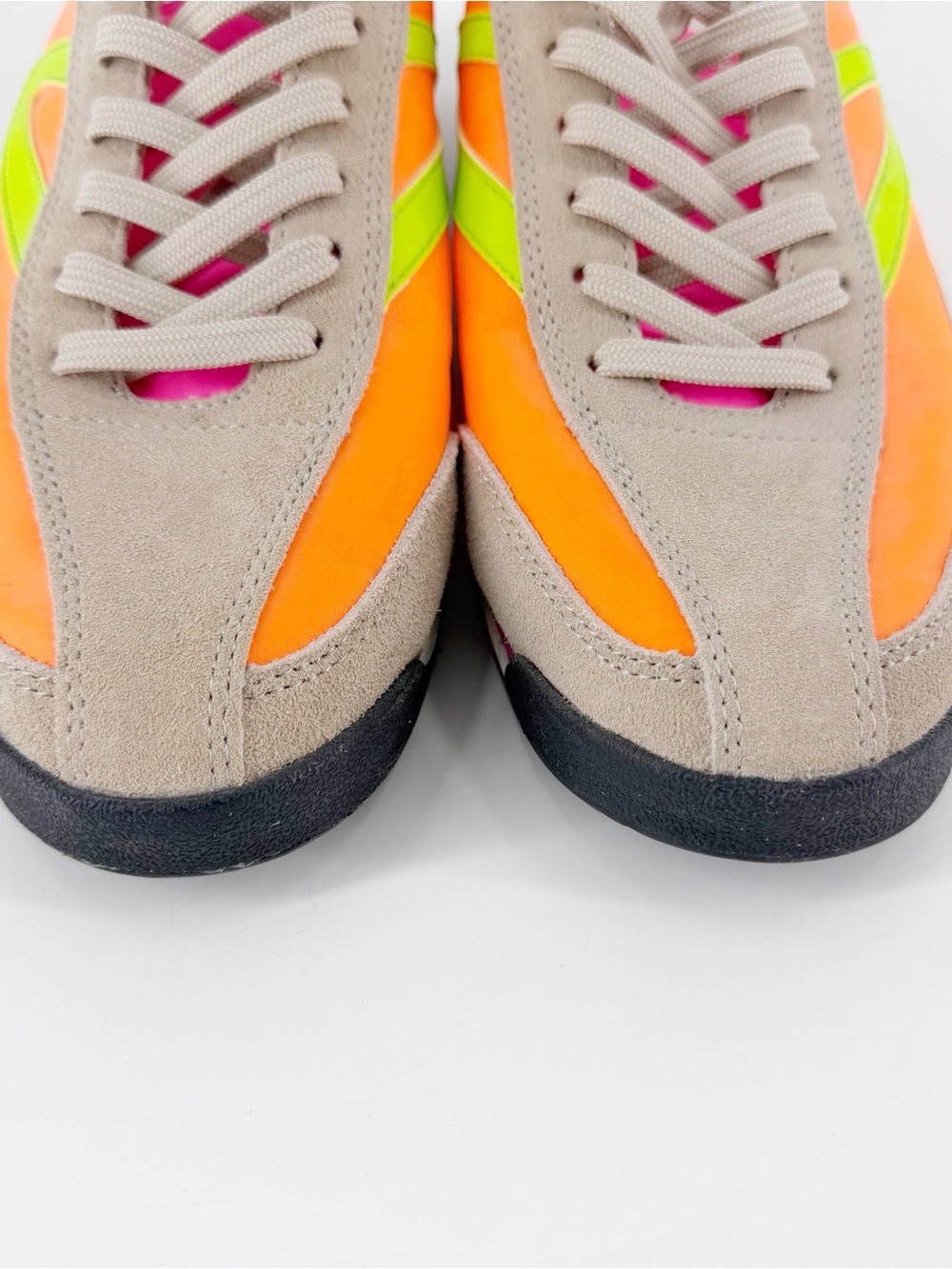 Tretorn Rawlins 10 Sneakers Suede & Neon 9.5 - Picture 5 of 10